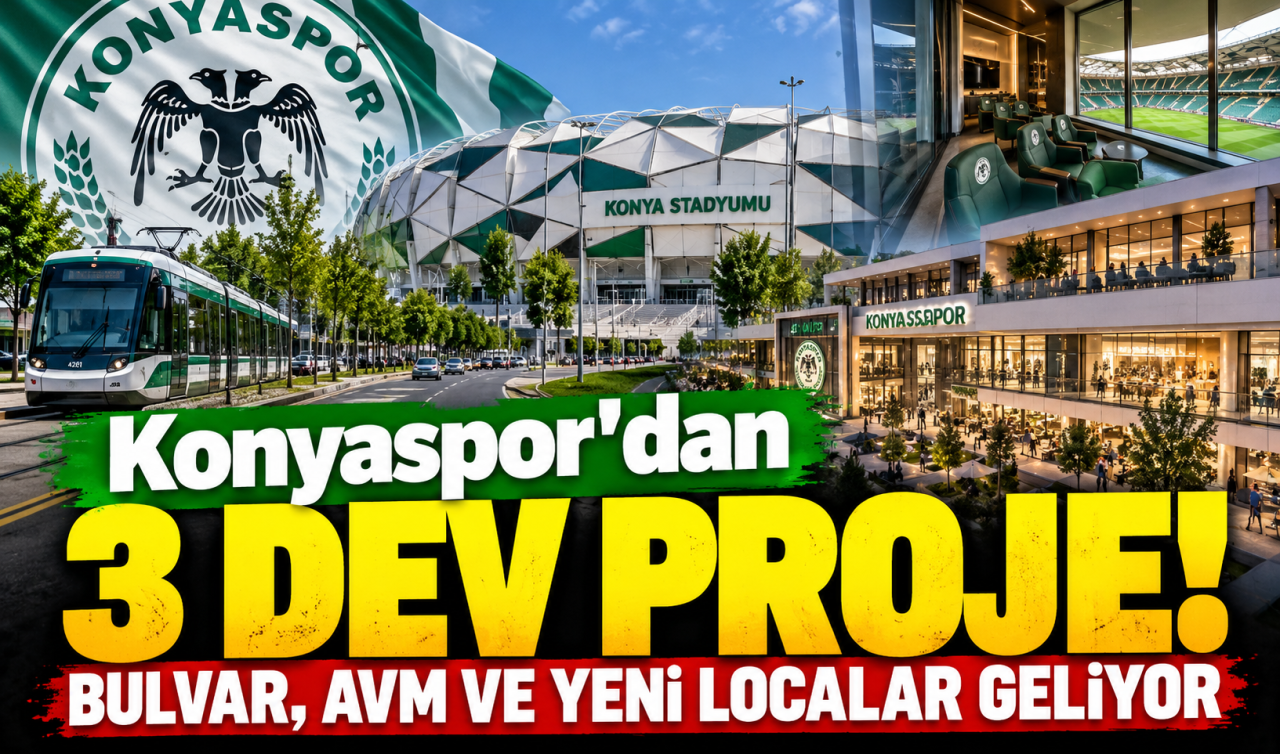 Konya Stadyumu Çevresinde Yeni Dönem