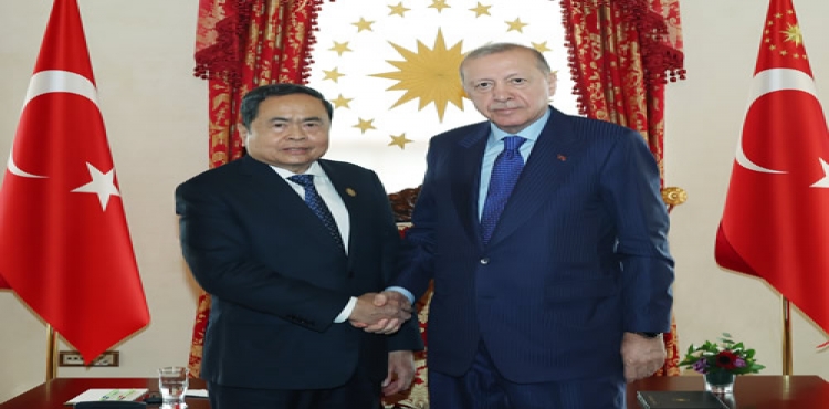 Cumhurbaşkanı Erdoğan, Vietnam Meclis Başkanı Thanh Man’ı kabul etti?v=1