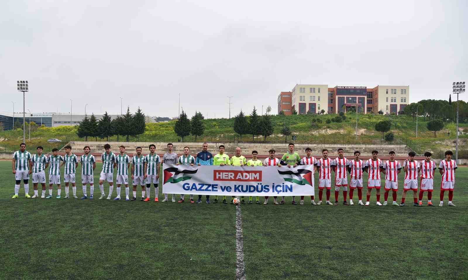 Üniversiteli sporculardan Filistin ve Gazze’ye özgürlük etkinliği
?v=1