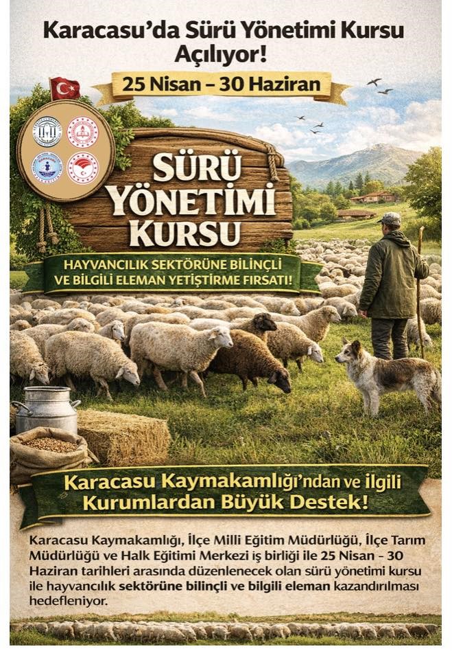 Karacasu’da sürü yönetimi kursu başlıyor
?v=1