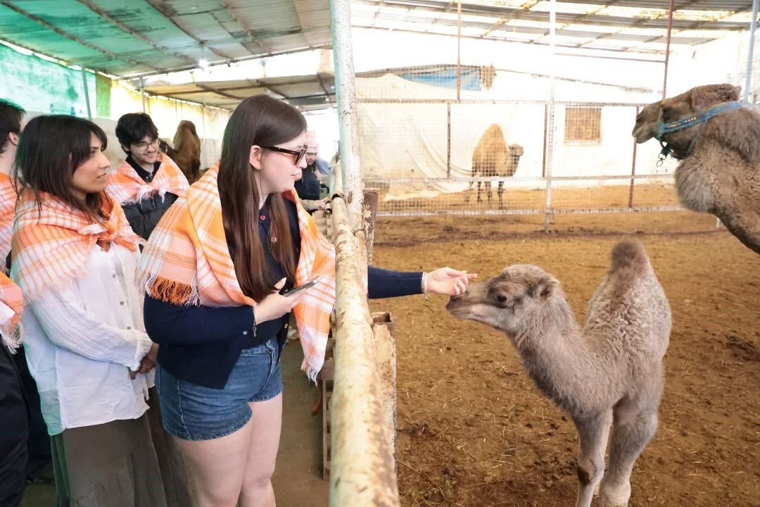 Estonyalı öğrenciler deve çiftliğini gezdi
?v=1