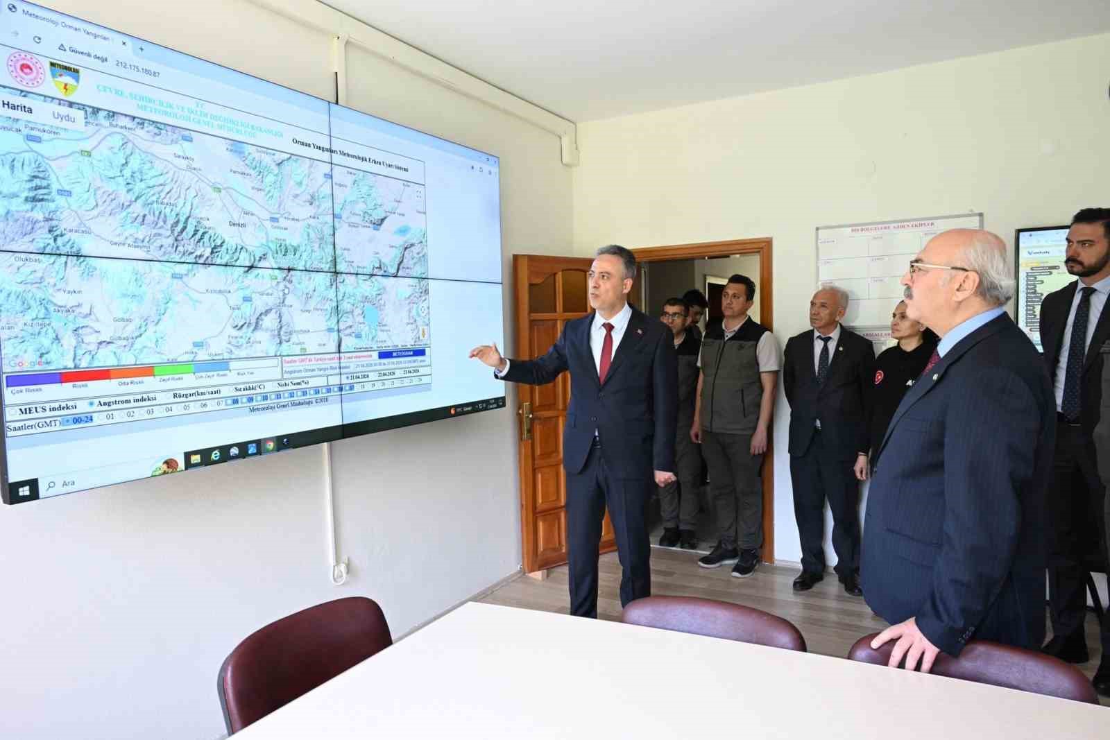 Denizli’nin orman yangınlarına karşı mücadele hazırlıkları masaya yatırıldı
?v=1