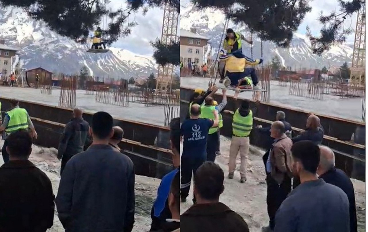 Kafasına pompa borusu düşen işçi yaralandı
?v=1