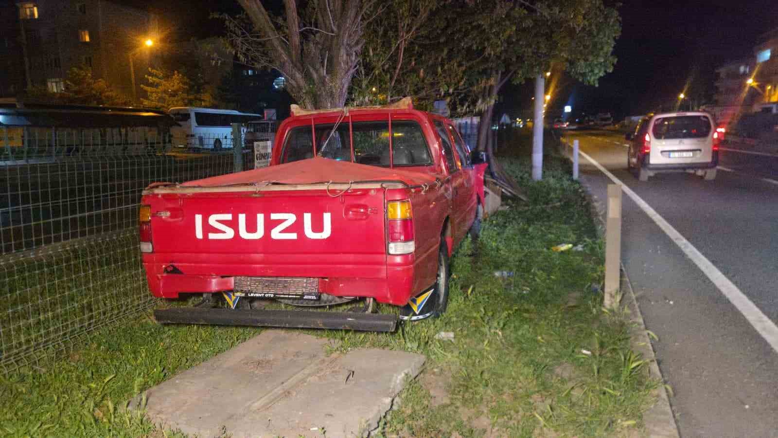 Kontrolü kaybeden kamyonet orta refüje savruldu; 1 yaralı
?v=1