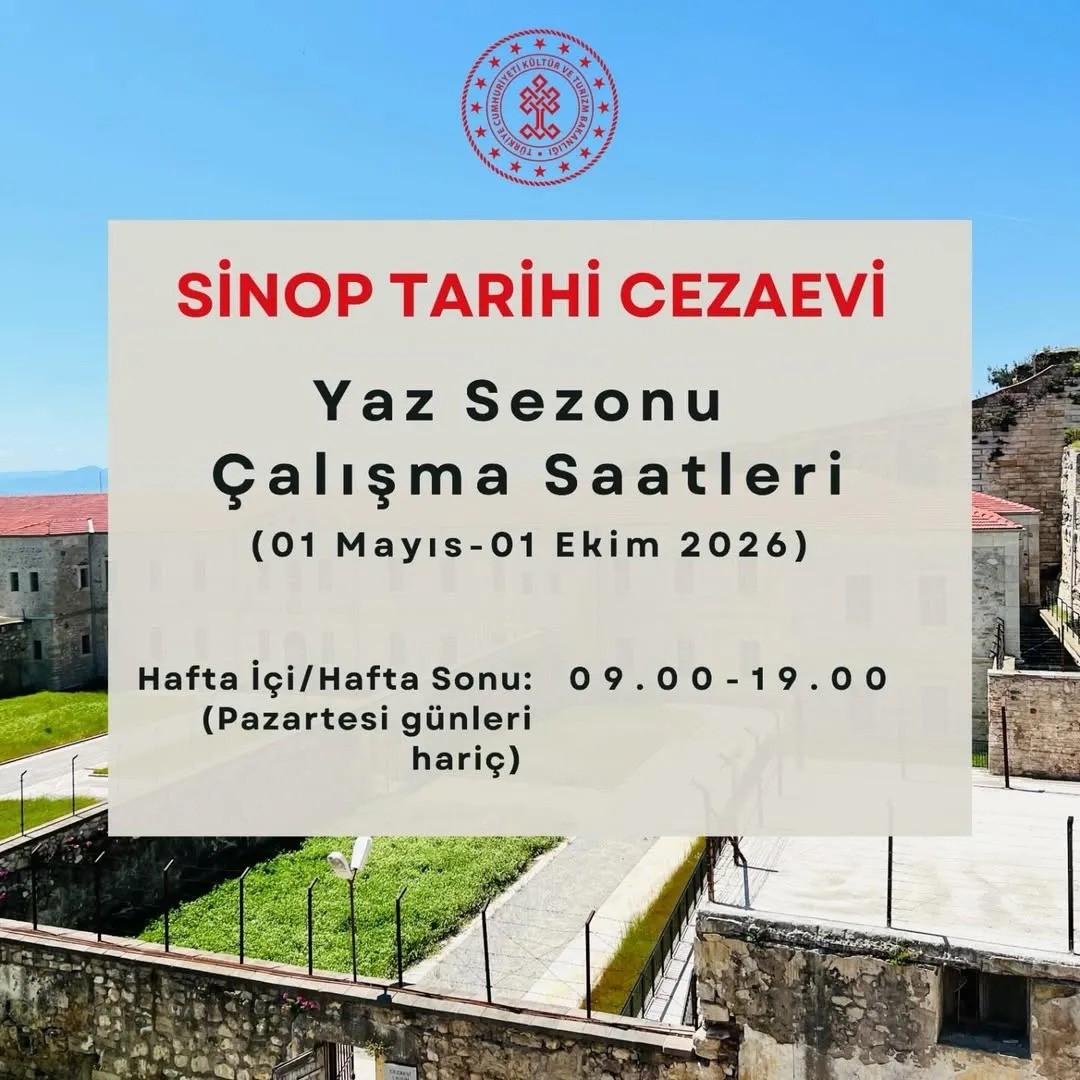Sinop Tarihi Cezaevi’nde ziyaret saatlerine yeni düzenleme
?v=1