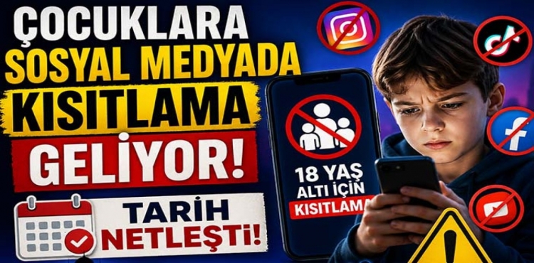 Çocuklara sosyal medyada kısıtlama geliyor Tarih netleşti