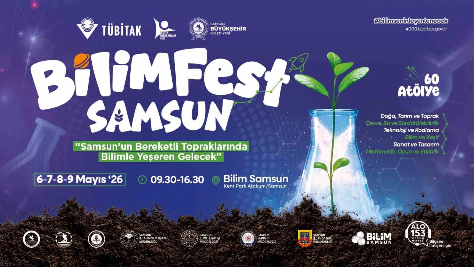 Bilim ve teknoloji Samsun’da sahneye çıkıyor: BİLİMFEST kapılarını açıyor
?v=1