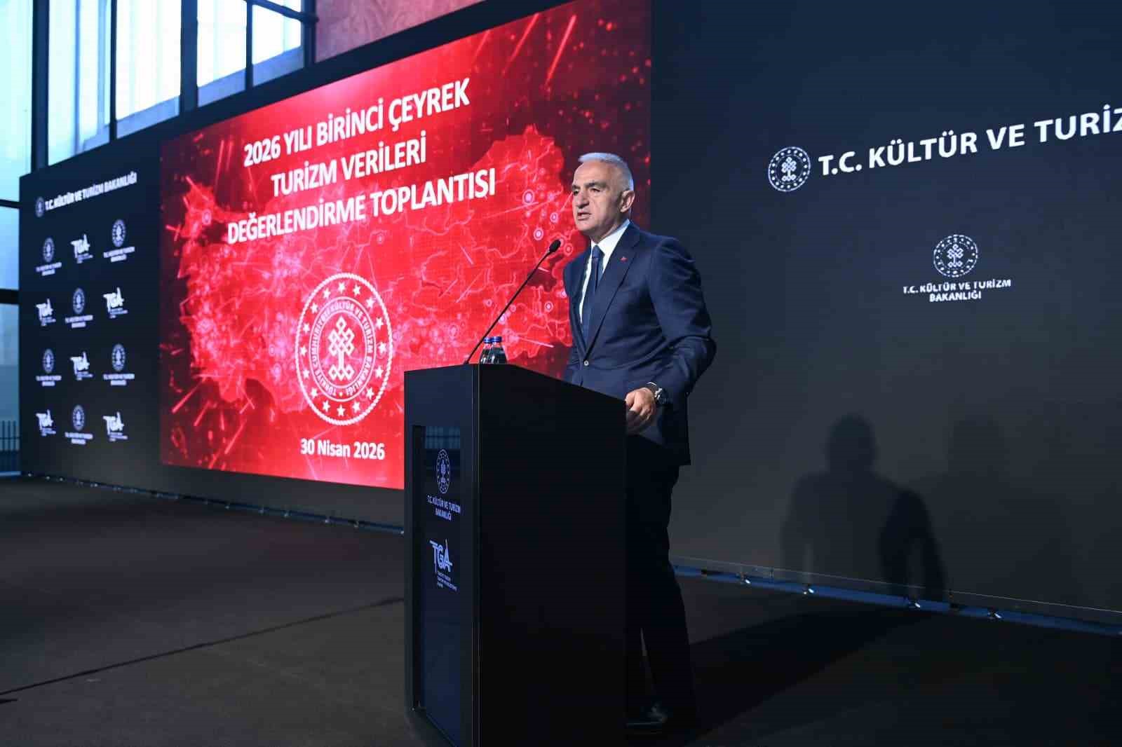 Bakan Ersoy:  Turizm geliri 2026 yılının ilk çeyreğinde yüzde 4,2 artışla 9,8 milyar dolar oldu 
?v=1