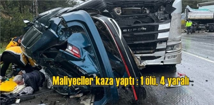 Maliyeciler Kaza Yaptı 1 Ölü, 5 Yaralı?v=1