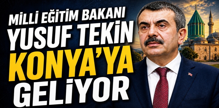 Milli Eğitim Bakanı Yusuf Tekin Konya'ya geliyor!?v=1