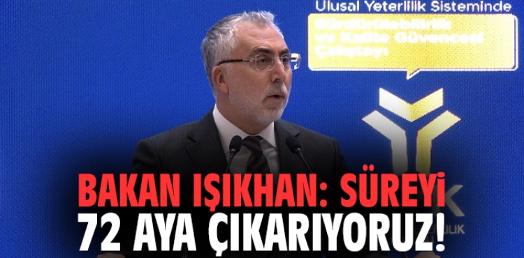 Bakan Işıkhan SGK’ya Olan Borçlarda Mevcutta 36 Ay Olan Tecil-Taksitlendirme Süresini 72 Aya Çıkarıyoruz?v=1