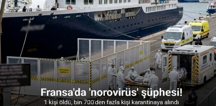 Fransa'da Kruvaziyer Gemisinde Norovirüs Şüphesi