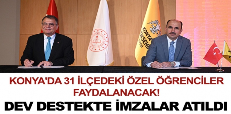 Konya'da 31 İlçedeki Özel Öğrenciler Faydalanacak Dev Destekte İmzalar Atıldı?v=1
