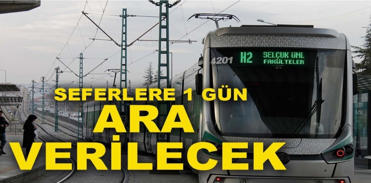 Konya’da Tramvay Kullananlar Dikkat Seferlere 1 Gün Ara Verilecek?v=1