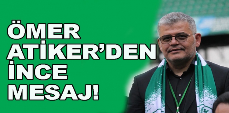 Konyaspor'da Ömer Atiker'den İnce Mesaj?v=1