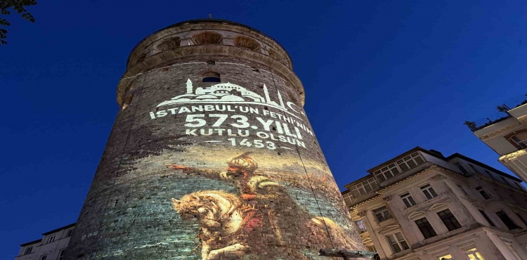 Galata Kulesi’nde İstanbul’un Fethinin 573. Yıl Dönümün Özel Işık Gösterisi?v=1