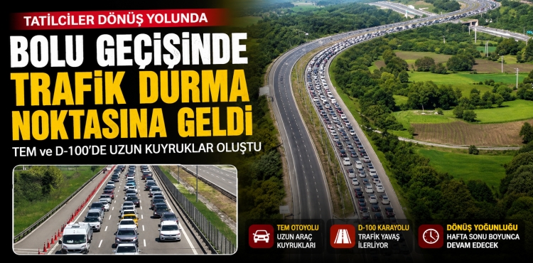 Bolu geçişinde trafik durma noktasına geldi?v=1