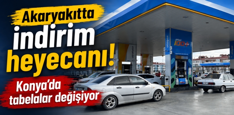 Konya’da araç sahiplerine müjde! Benzin ve motorine indirim kapıda?v=1