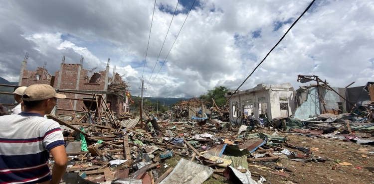 Myanmar'da Patlama 55 ölü, 70'ten Fazla Yaralı