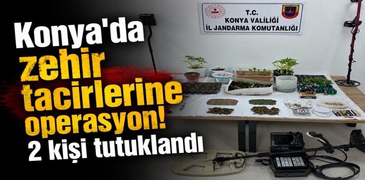 Konya'da Zehir Tacirlerine Operasyonda 2 Kişi Tutuklandı?v=1
