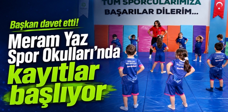 Meram Yaz Spor Okulları'nda Kayıtlar Başlıyor?v=1