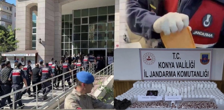 Konya’nın da Aralarında Olduğu 24 İlde 313 Şüpheli Yakalandı