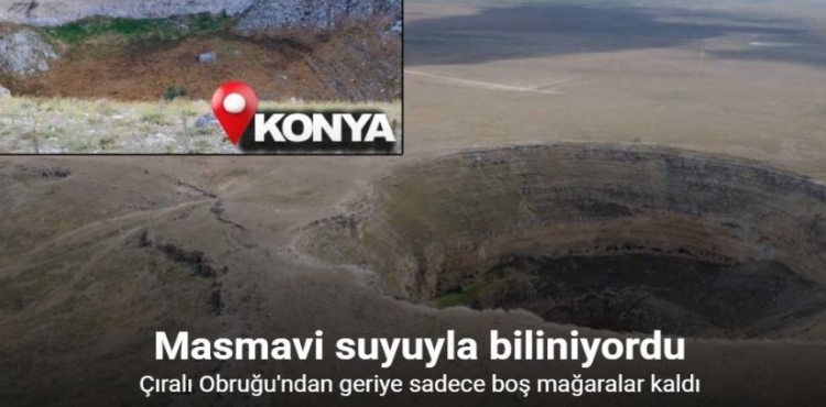 Konya’da Kuraklığın Simgelerinden Çıralı Obruk Gölü Son Yağışlara Rağmen Su Tutmadı?v=1
