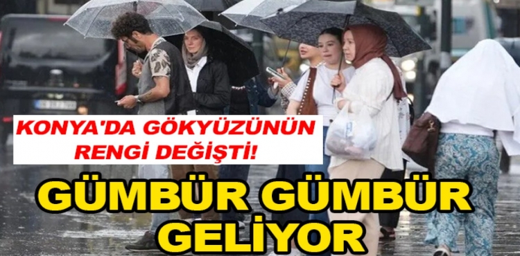 Konya'da Gökyüzünün Rengi Değişti