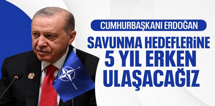 Cumhurbaşkanı Erdoğan:Savunma Hedeflerine 5 Yıl Erken Ulaşacağız?v=1
