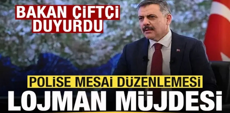 İçişleri Bakanı Mustafa Çiftçi'den Polislere Lojman ve Mesai Saati Müjdesi?v=1