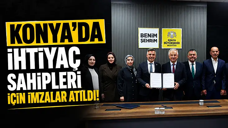 Konya Büyükşehir ile Konya Barosu Arasında Entegre Sosyal Destek ve Adli Yardım İş Birliği Protokolü İmzalandı?v=1