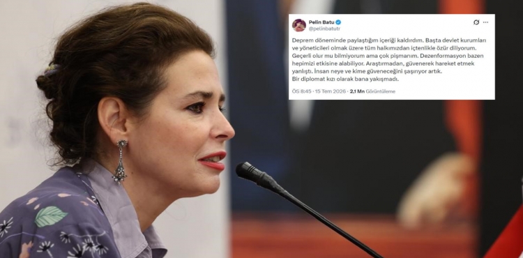 Deprem zamanında Devlet Yoktu Diye Paylaşım Yapan Pelin Batu Özür Diledi?v=1