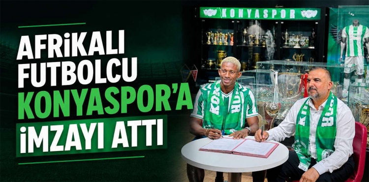 Afrikalı futbolcu Konyaspor’a İmzayı Attı?v=1