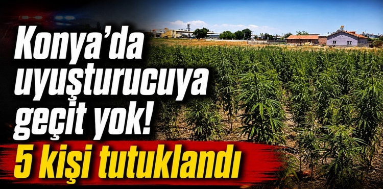 Konya'da Uyuşturucuya Geçit Yok 5 Kişi Tutuklandı?v=1
