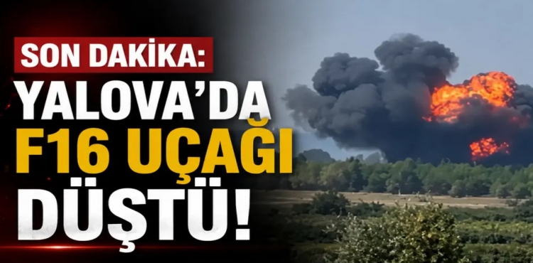 Yalova’da Eğitim Uçağı Düştü Patlama Anı Kamerada