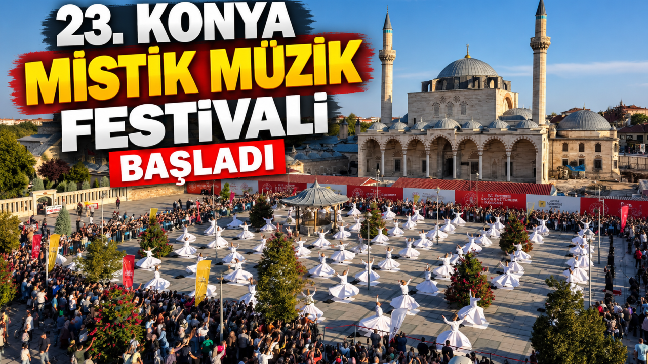 23.Konya Mistik Müzik Festivali Başladı