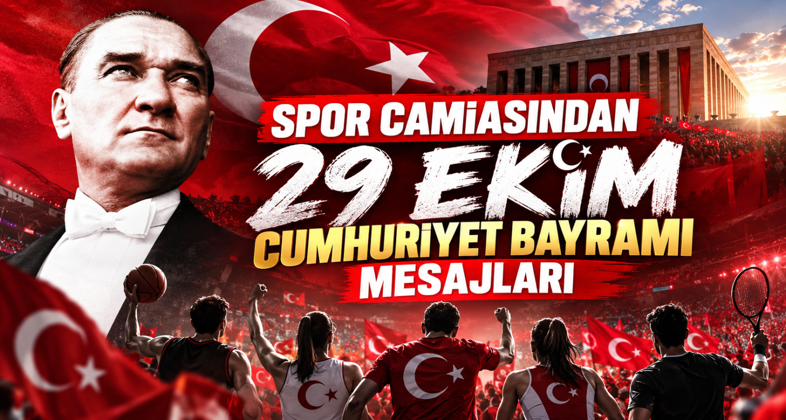 Konyaspor ve Türk Spor Camiasından 29 Ekim Mesajları