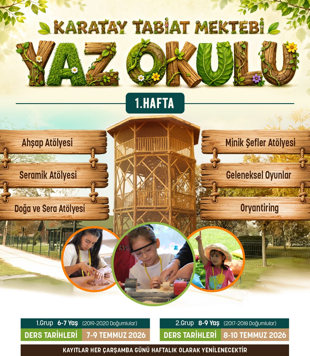 Karatay Belediyesi Yaz Okulu 7 Temmuz'da Kapılarını Açıyor