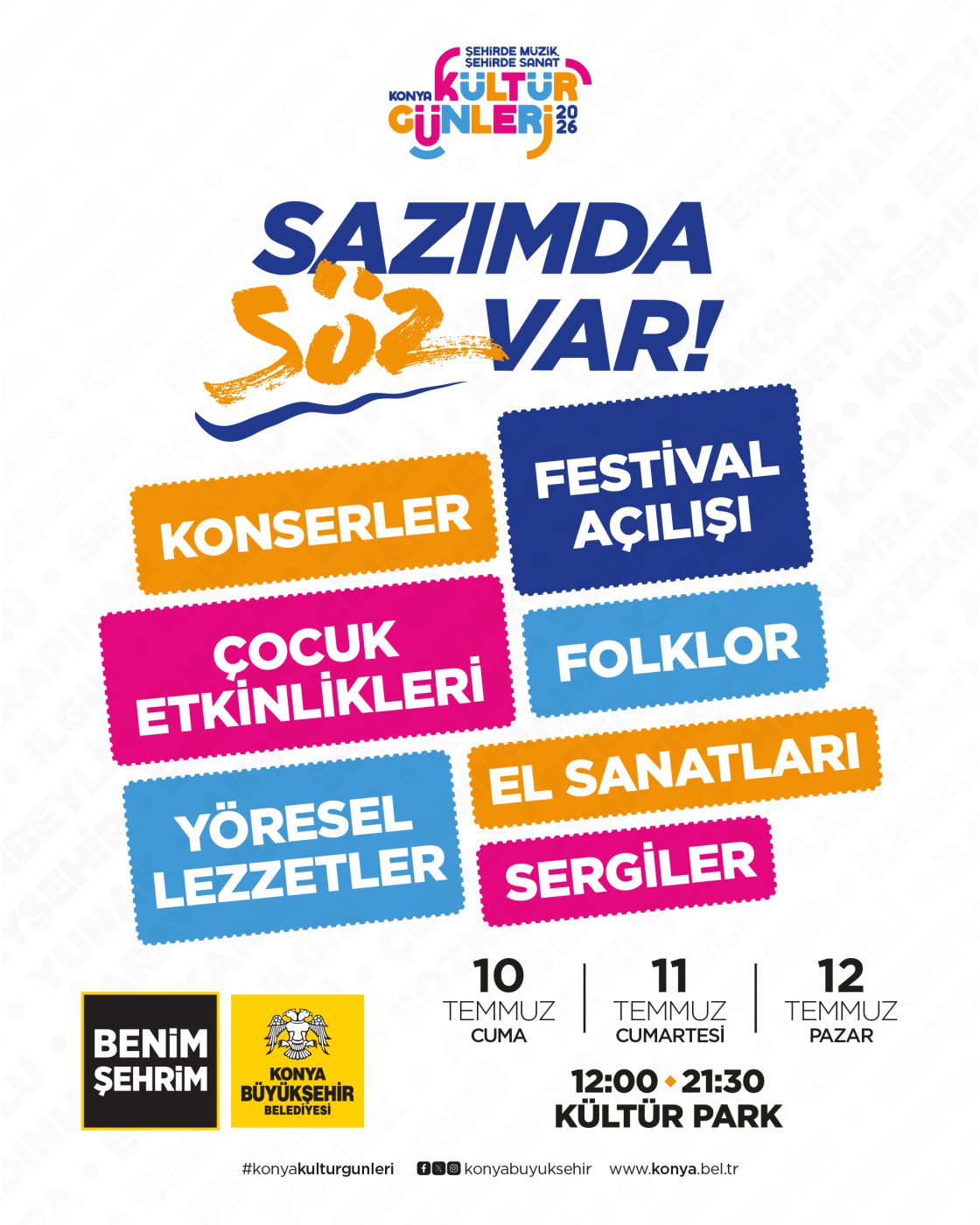 Konya'nın 31 İlçesi Aynı Çatı Altında Buluşuyor