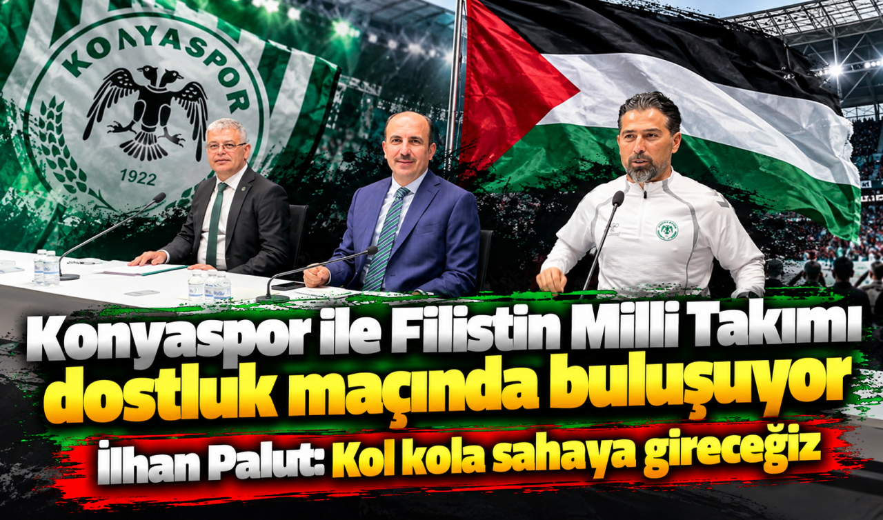 Konyaspor ile Filistin Milli Takımı Dostluk Maçında Buluşuyor