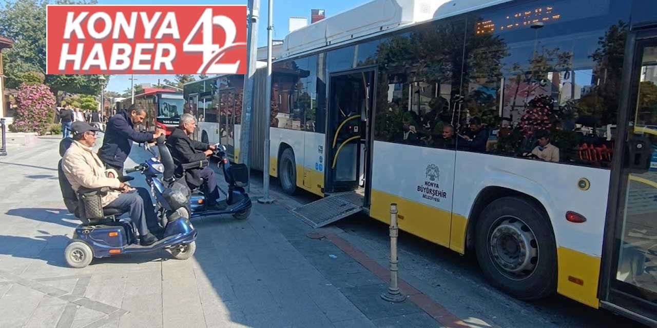 Engelli Bireyler Konya Büyükşehir'e Seslendi: Otobüslere Binemiyoruz