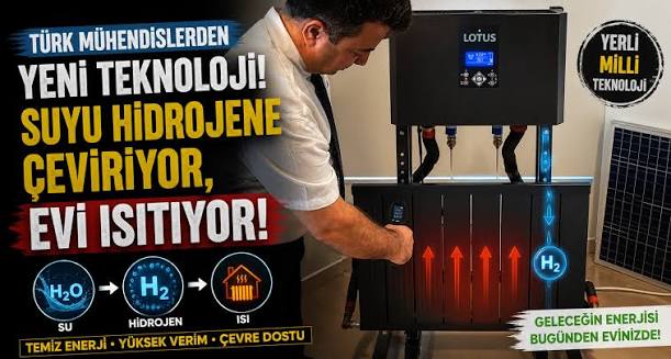 Suyu Hidrojene Çeviriyor, Evi Isıtıyor: Türk Mühendislerden Yeni Teknoloji