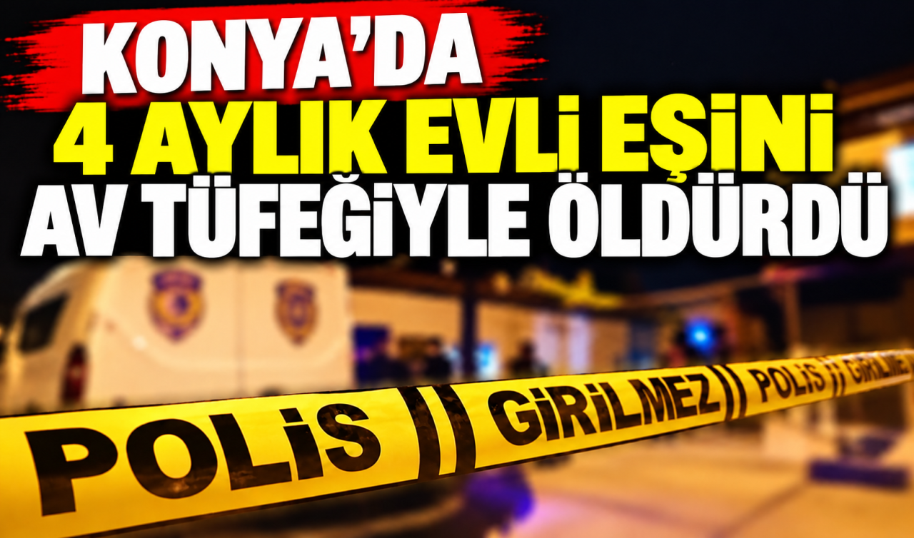 Tartıştığı Eşini Silahla Öldürdü