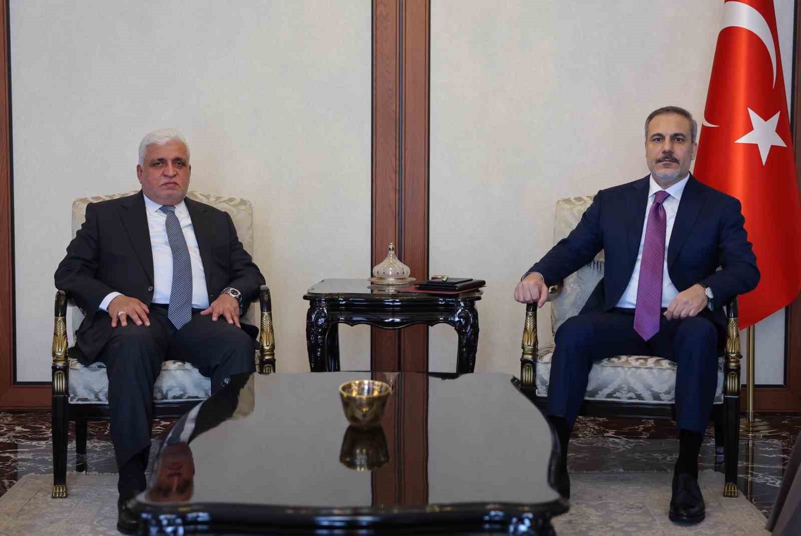 Bakan Fidan, Haşdi Şabi Heyeti Başkanı Feyyad ile görüştü
