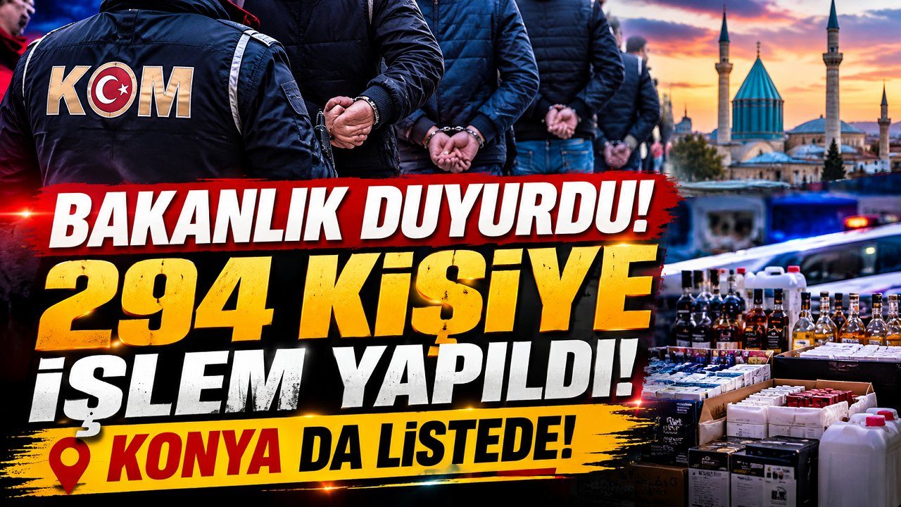 Konya Dahil 54 İlde Kaçakçılık Operasyonu 294 Şüpheliye Adli İşlem