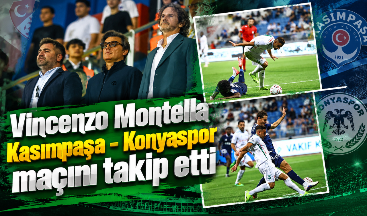 Vincenzo Montella Kasımpaşa - Konyaspor Maçını Takip Etti
