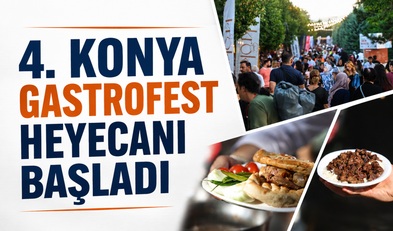 4. Konya GastroFest Heyecanı Başladı