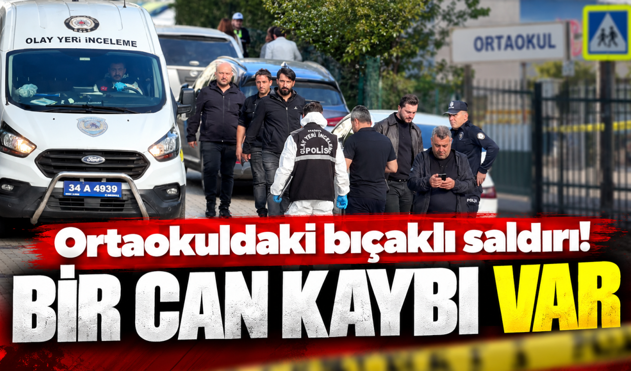 Ortaokuldaki Bıçaklı Saldırı Bir Can Kaybı Var