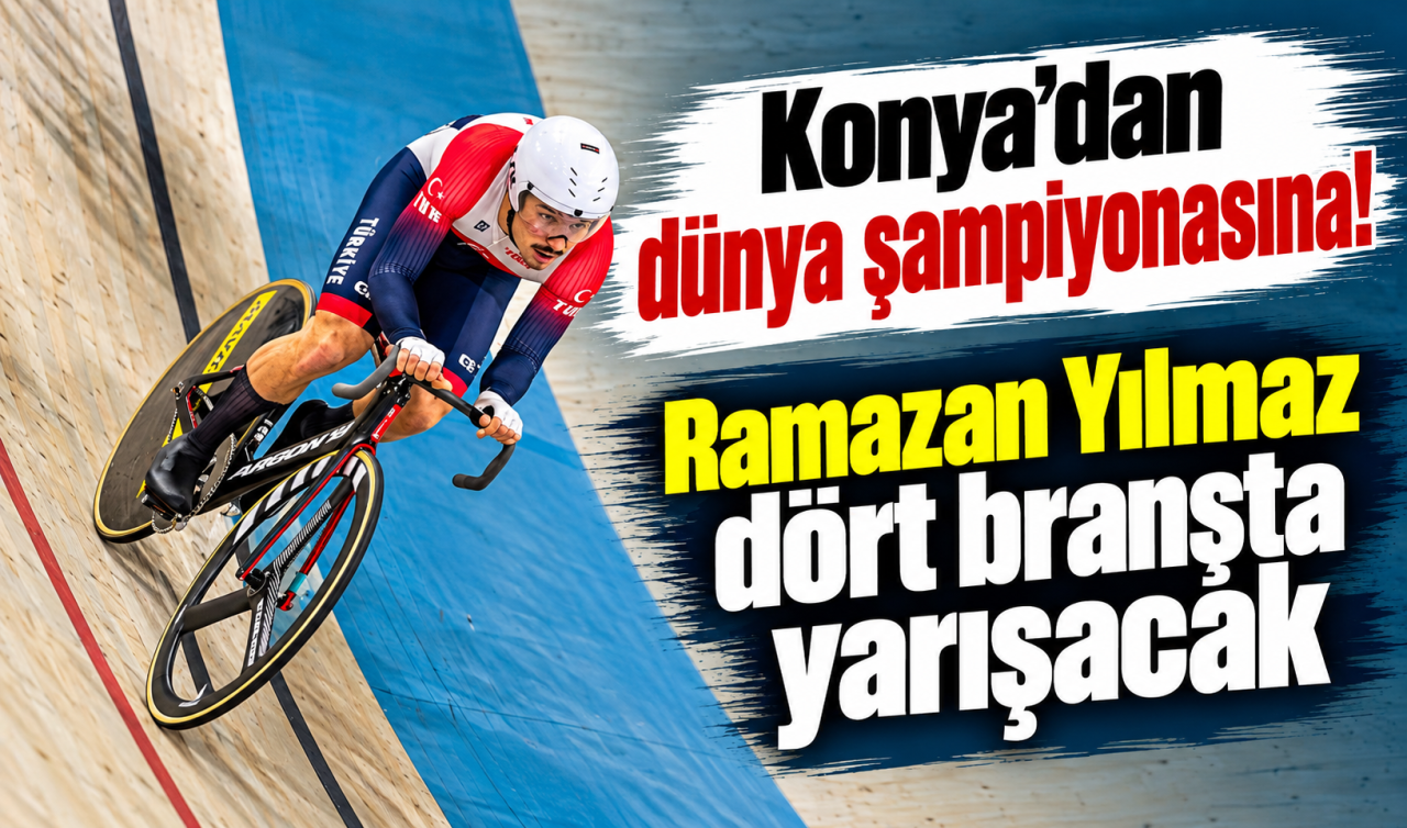 Konya’dan Dünya Şampiyonasına Ramazan Yılmaz Dört Branşta Yarışacak