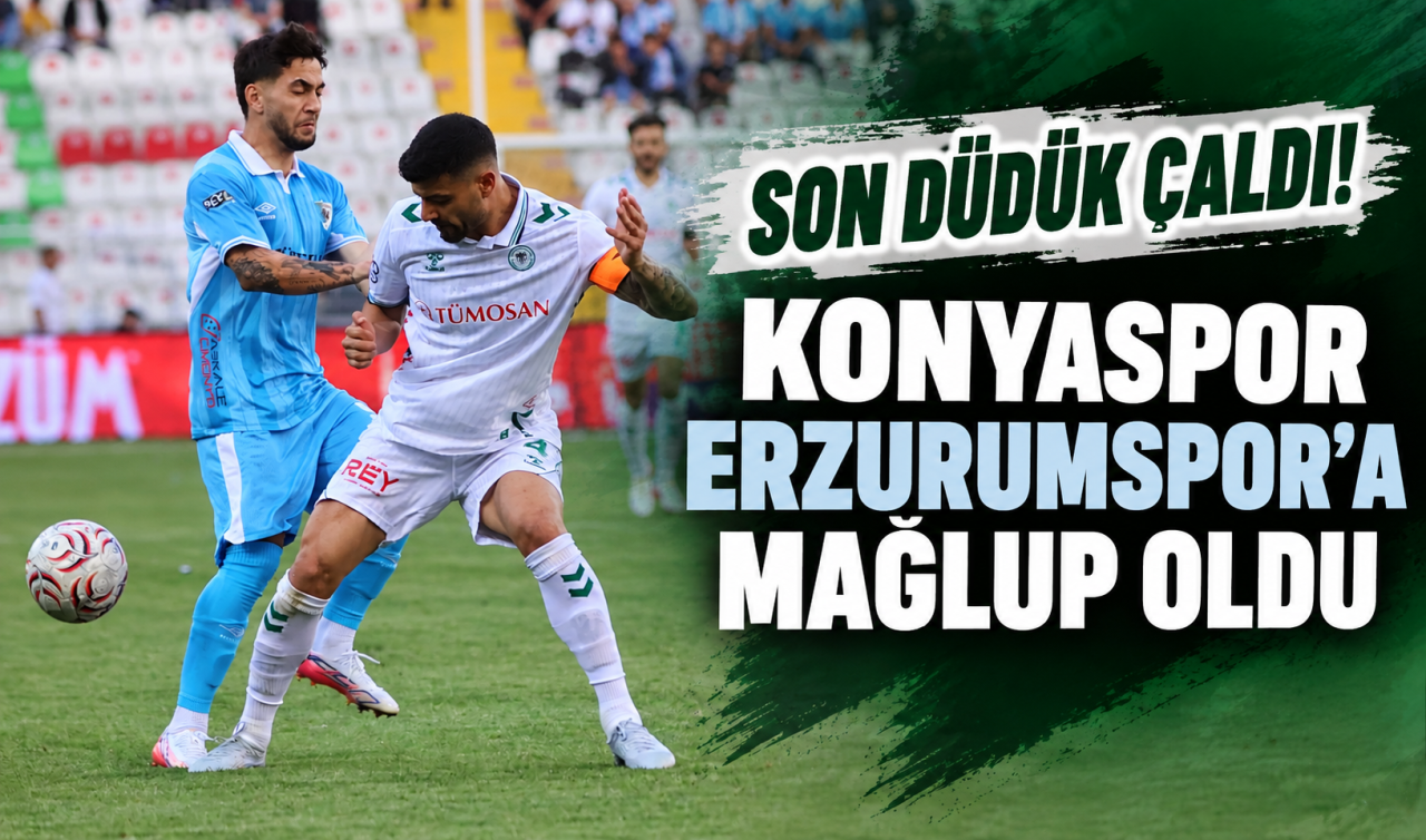 Konyaspor Erzurumspor’a Mağlup Oldu